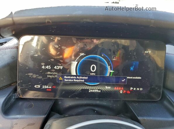 4W5KHNRL2RZ513449 2024 ACURA ZDX White Vista del cuadro de instrumentos