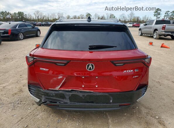 4W5XHPRL9RZ515233 2024 ACURA ZDX Burgundy Հետևի տեսք