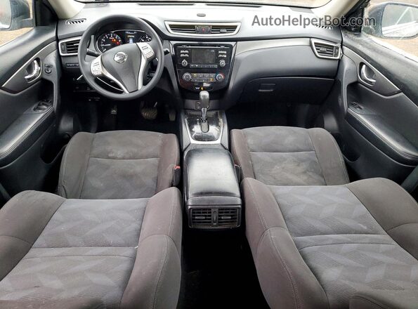 KNMAT2MV7GP626014 2016 NISSAN ROGUE Gray Widok zestawu wskaźników