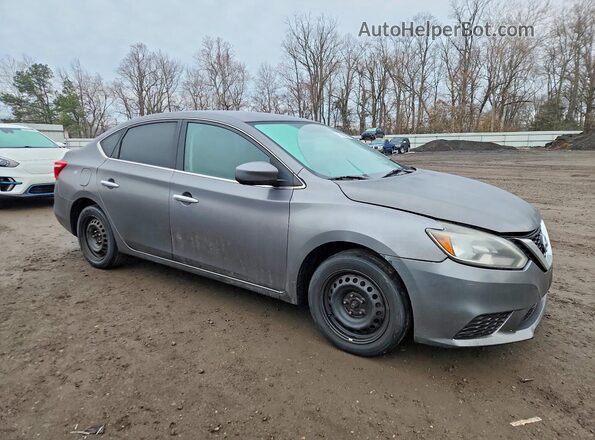 3N1AB7AP6KY354877 2019 NISSAN SENTRA Gray 
