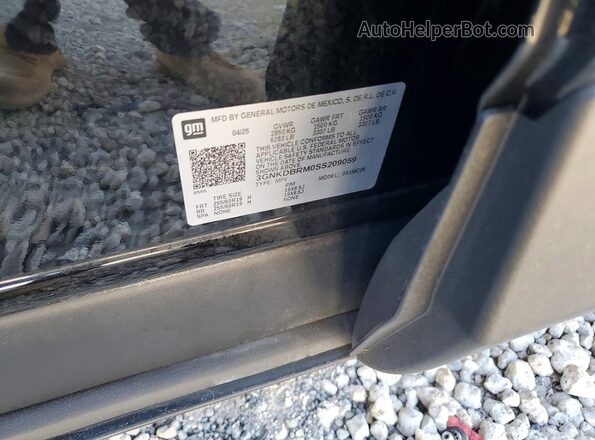 3GNKDBRM0SS209059 2025 CHEVROLET BLAZER Black 