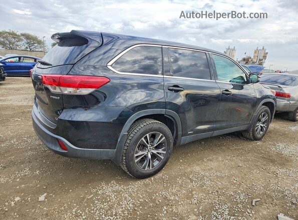 5TDBGRFH6KS075727 2019 TOYOTA HIGHLANDER HYBRID Черный 