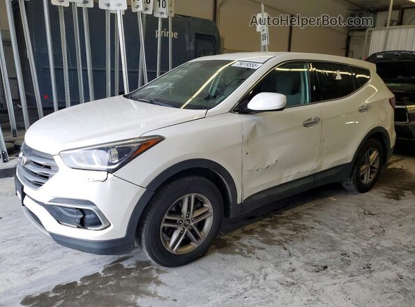 5NMZTDLB7JH095466 2018 HYUNDAI SANTA FE White 