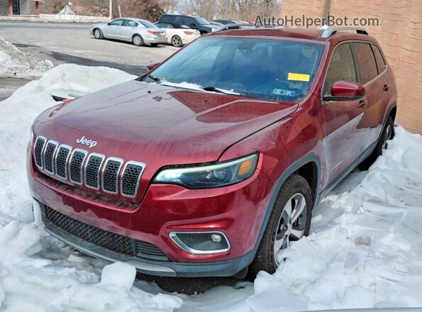 1C4PJMDX9KD379618 2019 JEEP GRAND CHER Burgundy Rear right