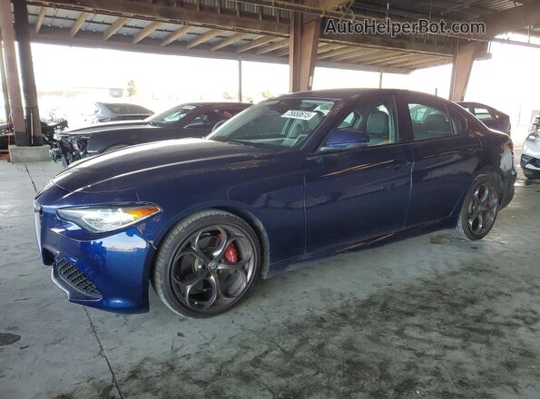 ZARFAEEN3H7530089 2017 ALFA ROMEO GIULIA Blue Tył lewy