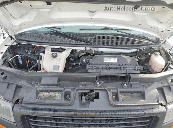 1GTW7AFP4P1111896 2023 GMC SAVANA White Vista de la etiqueta del VIN