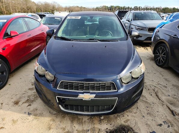 1G1JC6SH2G4133954 2016 CHEVROLET SONIC Blue უკანა ხედი