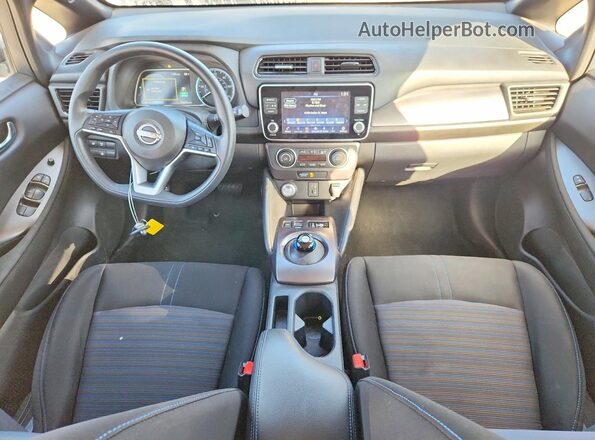 1N4AZ1BV2PC556348 2023 NISSAN LEAF Gray ხელსაწყოთა პანელის ხედი