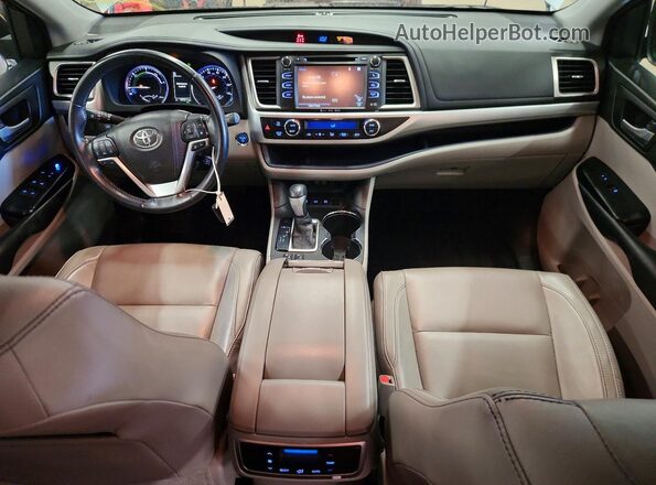 5TDJGRFH7HS026430 2017 TOYOTA HIGHLANDER HYBRID Silver 