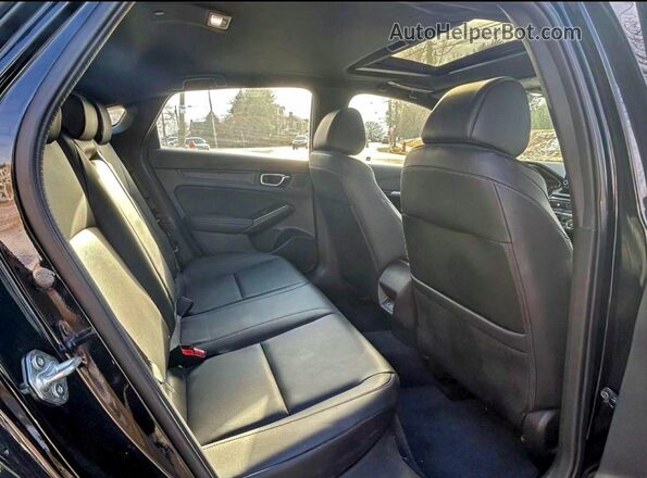 19UDE4H64PA005386 2023 ACURA INTEGRA Black Widok wnętrza z przodu