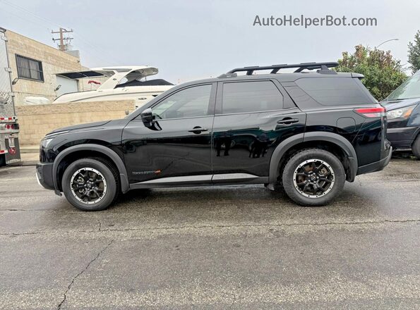 5N1DR3BD6PC216254 2023 NISSAN PATHFINDER Black VIN sticker view