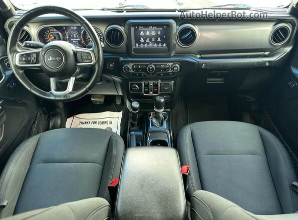 1C6JJTAG1LL119250 2020 JEEP GLADIATOR Black Instrument cluster view
