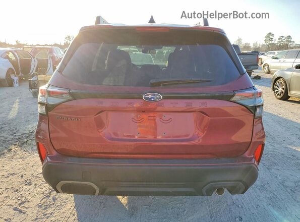 JF2SLDNC0SH498832 2025 SUBARU FORESTER Red Սալոնի դիմացի տեսք