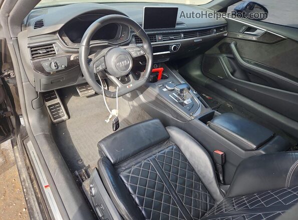 WAUP4AF57JA032447 2018 AUDI S5 Black Вид щитка приладів