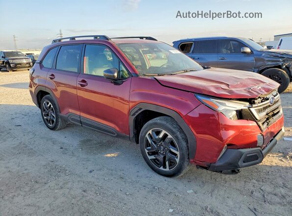 JF2SLDNC0SH498832 2025 SUBARU FORESTER Red Դիմացի տեսք