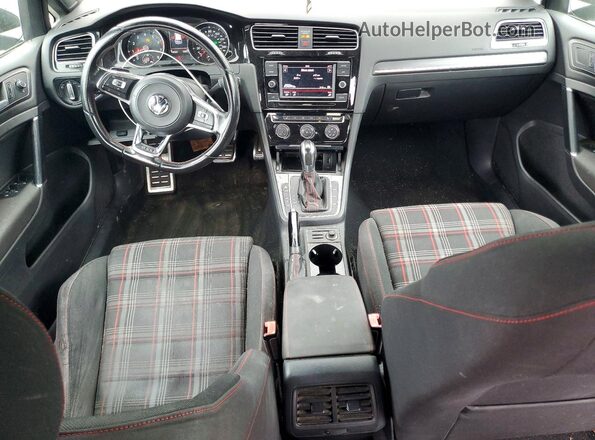 3VW6T7AU0KM015607 2019 VOLKSWAGEN GTI Gray Սարքավորումների վահանակի տեսք