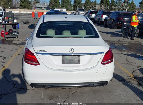 55SWF4HB1JU272144 2018 MERCEDES-BENZ C 350E White 
