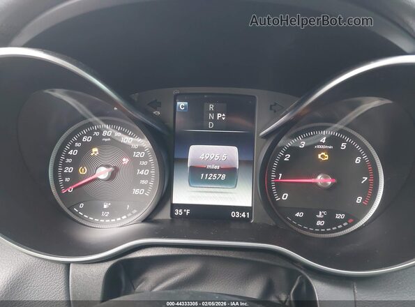 55SWF4JB0HU222906 2017 MERCEDES-BENZ C-CLASS Gray Հետևի նստատեղերի տեսք