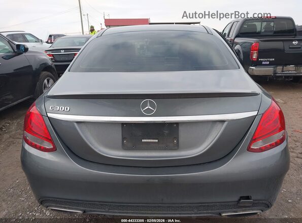 55SWF4JB0HU222906 2017 MERCEDES-BENZ C-CLASS Gray 