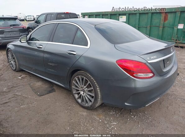 55SWF4JB0HU222906 2017 MERCEDES-BENZ C-CLASS Gray Հետևի ձախ