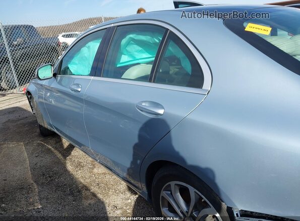 55SWF4JB1HU190421 2017 MERCEDES-BENZ C-CLASS Light Blue 360 interior view