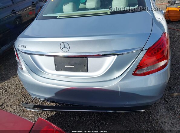 55SWF4JB1HU190421 2017 MERCEDES-BENZ C-CLASS Light Blue 