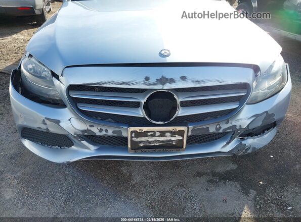55SWF4JB1HU190421 2017 MERCEDES-BENZ C-CLASS Light Blue Front view