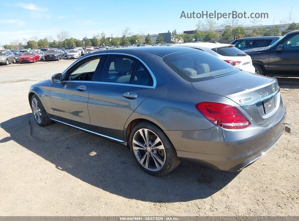 55SWF4JB6HU190172 2017 MERCEDES-BENZ C-CLASS Серый 