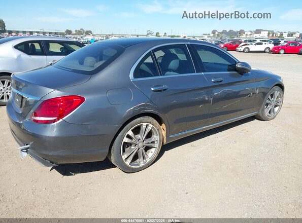 55SWF4JB6HU190172 2017 MERCEDES-BENZ C-CLASS Серый 