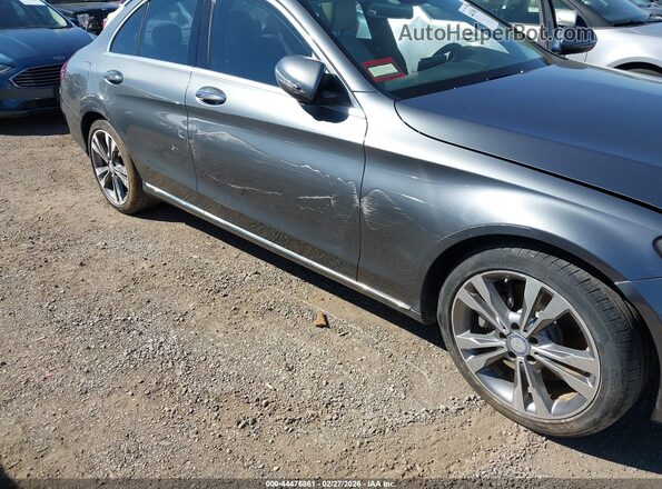 55SWF4JB6HU190172 2017 MERCEDES-BENZ C-CLASS Серый 