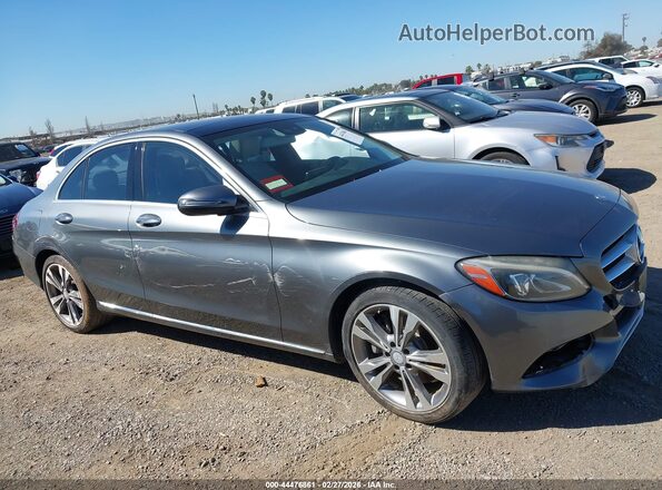 55SWF4JB6HU190172 2017 MERCEDES-BENZ C-CLASS Серый 