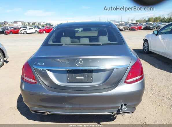 55SWF4JB6HU190172 2017 MERCEDES-BENZ C-CLASS Серый 