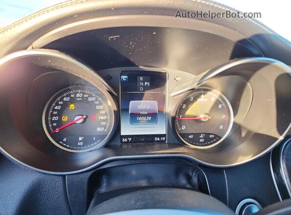 55SWF4JB7GU148138 2016 MERCEDES-BENZ C Black Вид щитка приладів
