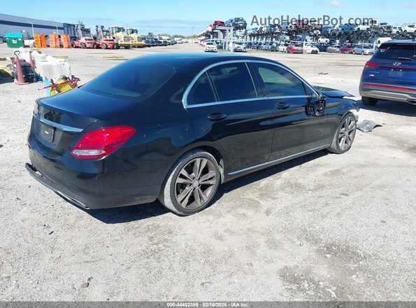 55SWF4JB7GU168843 2016 MERCEDES-BENZ C-CLASS Black Задня права чверть