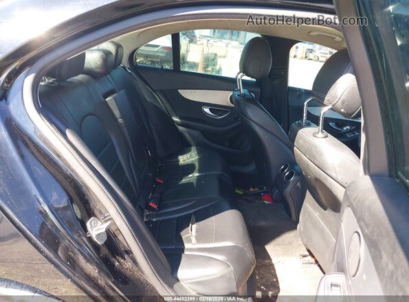 55SWF4JB7GU168843 2016 MERCEDES-BENZ C-CLASS Black Вид наклейки з VIN-кодом