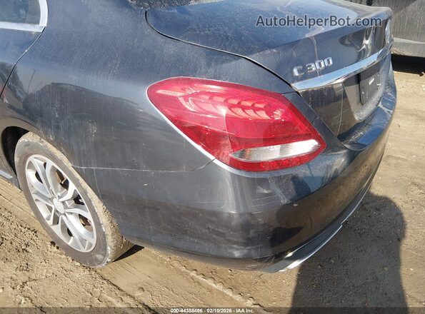 55SWF4JB8GU165269 2016 MERCEDES-BENZ C-CLASS Gray Դիմացի տեսք