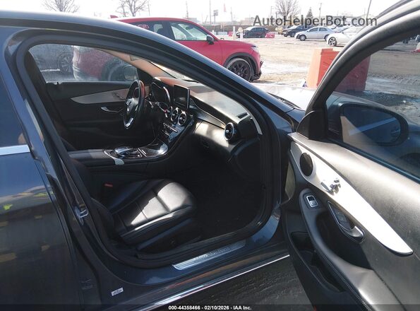 55SWF4JB8GU165269 2016 MERCEDES-BENZ C-CLASS Gray Սալոնի դիմացի տեսք