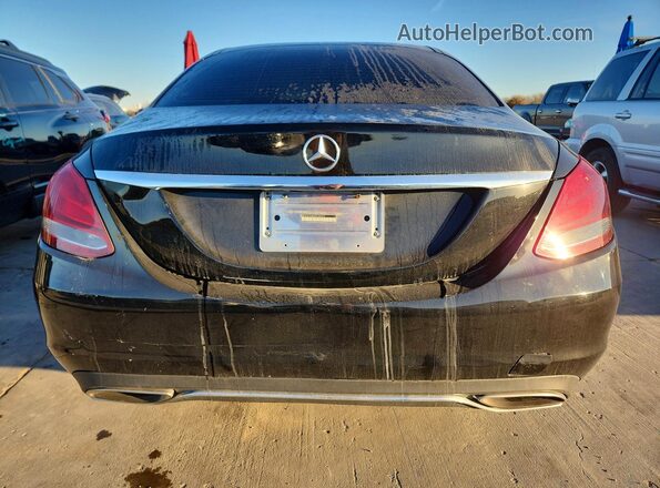 55SWF4JB9HU197021 2017 MERCEDES-BENZ C Black Հետևի տեսք