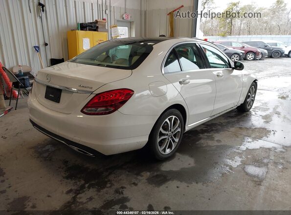 55SWF4KB1HU227739 2017 MERCEDES-BENZ C-CLASS White უკანა მარჯვენა
