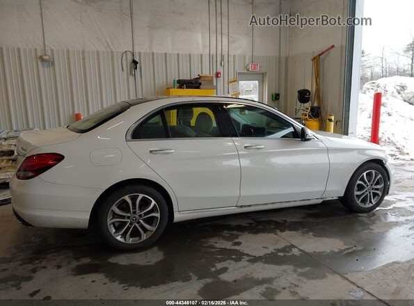 55SWF4KB1HU227739 2017 MERCEDES-BENZ C-CLASS White უკანა სალონის ხედი
