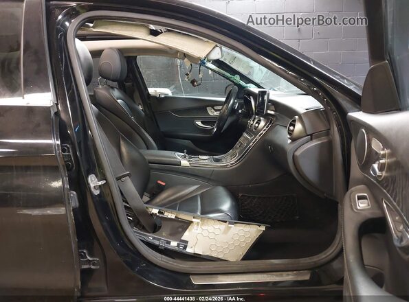 55SWF4KB2HU191818 2017 MERCEDES-BENZ C-CLASS Black Front interior view