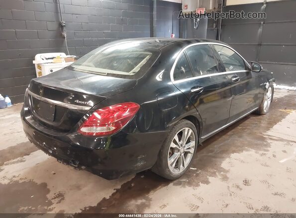 55SWF4KB2HU191818 2017 MERCEDES-BENZ C-CLASS Black Rear right