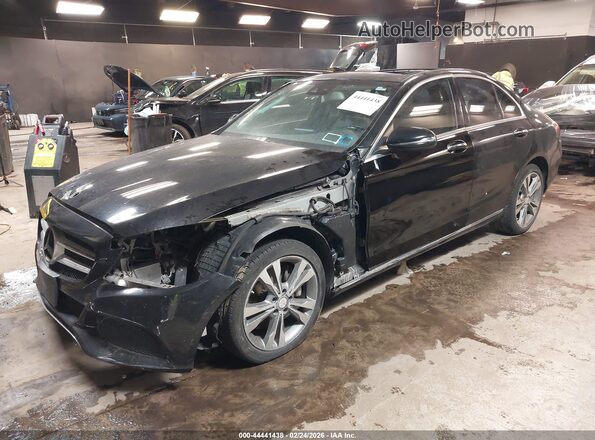 55SWF4KB2HU191818 2017 MERCEDES-BENZ C-CLASS Black Front left