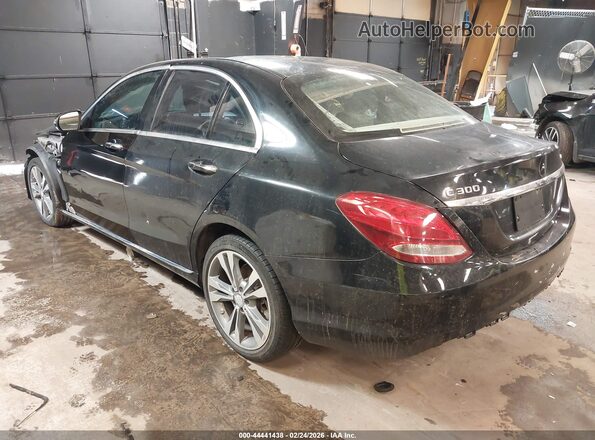 55SWF4KB2HU191818 2017 MERCEDES-BENZ C-CLASS Black Rear left