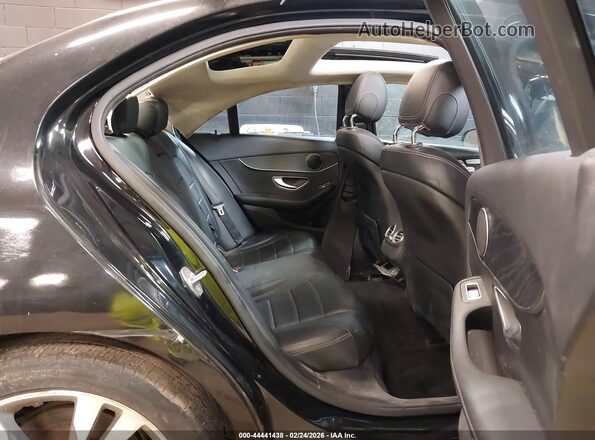 55SWF4KB2HU191818 2017 MERCEDES-BENZ C-CLASS Black VIN sticker view