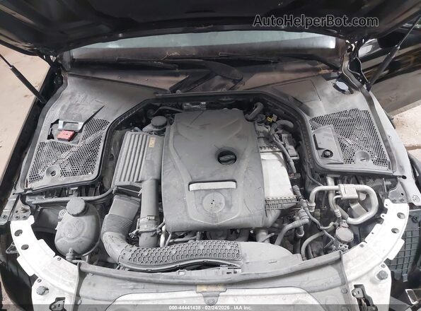 55SWF4KB2HU191818 2017 MERCEDES-BENZ C-CLASS Black Rear view