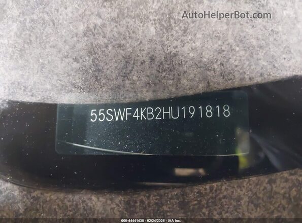 55SWF4KB2HU191818 2017 MERCEDES-BENZ C-CLASS Black 