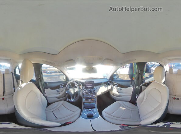 55SWF4KB5GU107392 2016 MERCEDES-BENZ C White Vista interior de 360 grados