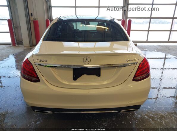 55SWF4KB6GU137923 2016 MERCEDES-BENZ C-CLASS Белый 