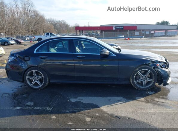 55SWF4KB7GU116322 2016 MERCEDES-BENZ C-CLASS Black Սալոնի հետևի տեսք